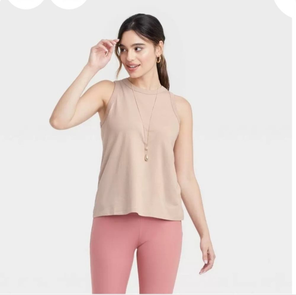 Women's Supima Tank-Top -A New Day- Beige- XS